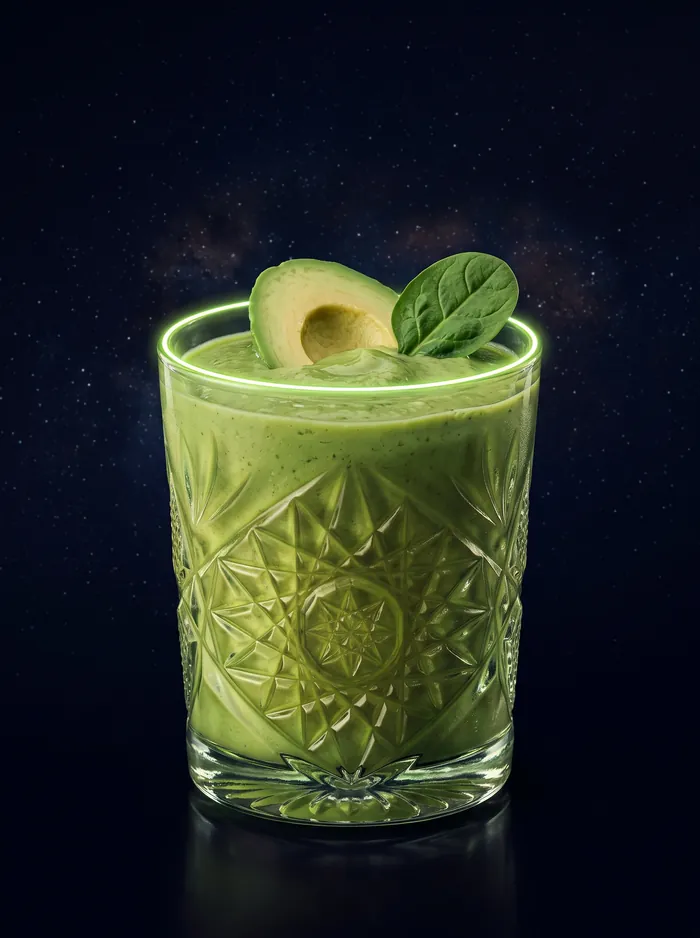 Avocado Cream im Glas.