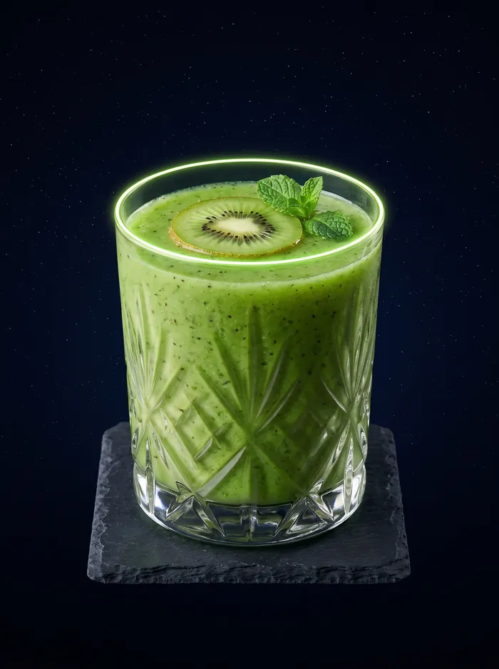 Kiwi Kick im Glas.